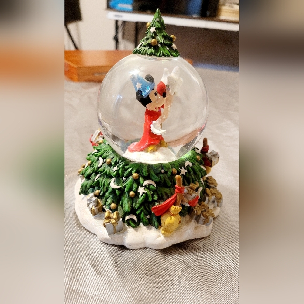 Disney Sorcerer Mickey Holiday Snow Globe - Picture 3 of 8